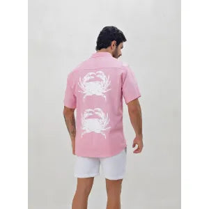 CAMISA CARANGUEIJO ROSA