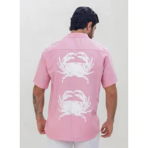 CAMISA CARANGUEIJO ROSA