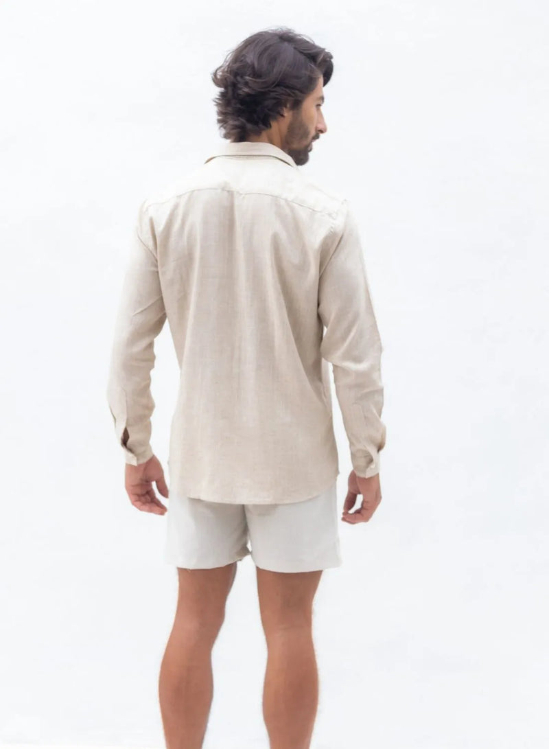 CAMISA CAMBRAIA DE LINHO
