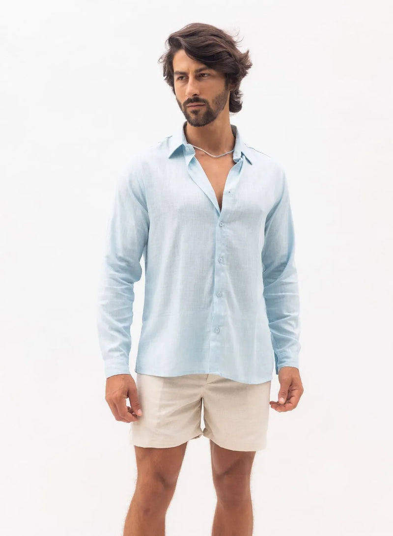 CAMISA CAMBRAIA DE LINHO COLOR