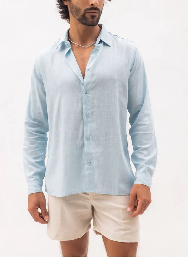 CAMISA CAMBRAIA DE LINHO COLOR