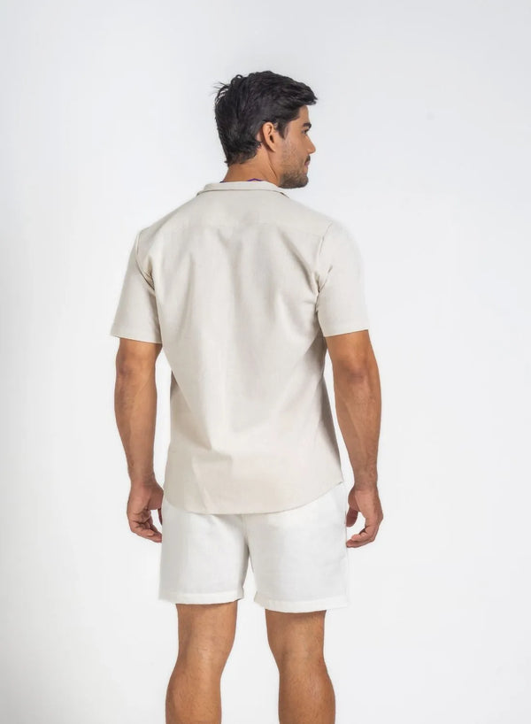 CAMISA LINHO CRÚ